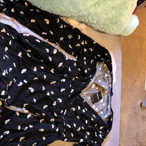 Black forever 21 wrap dress